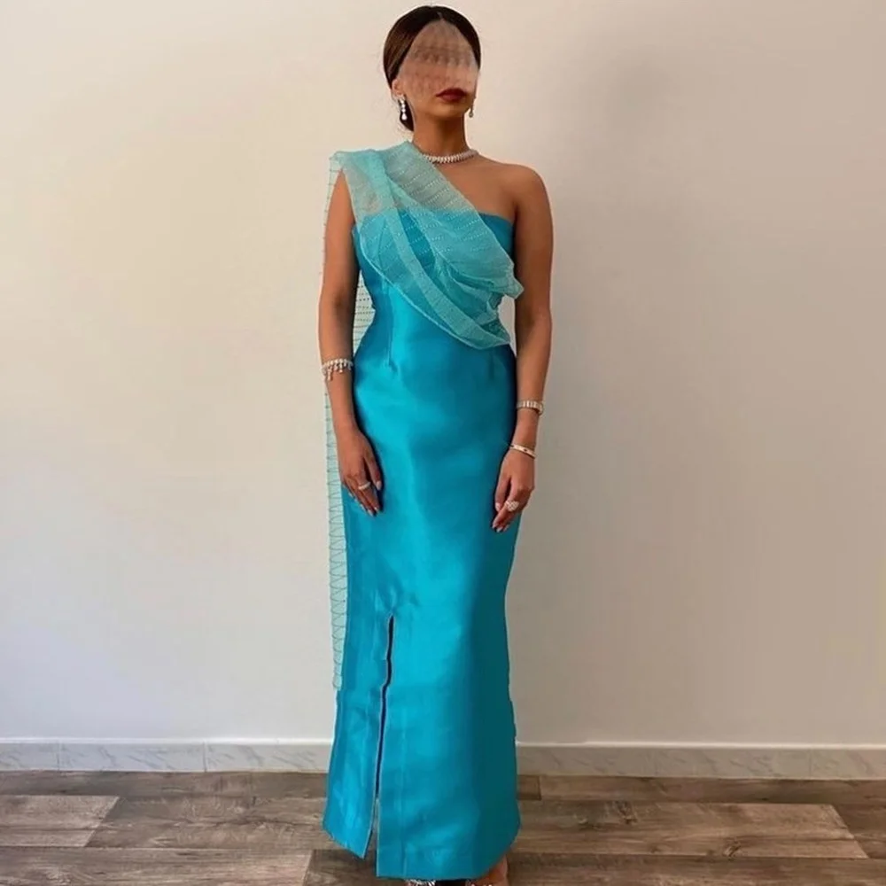 Katerina Light Blue Satin Evening Party Dresses Strapless Cape Tea Length Prom Gowns Saudi Arabic Women Formal Occasion Dress
Katerina Light Blue Satin Evening Party Dresses Strapless Cape Tea Length Prom Gowns Saudi Arabic Women Formal Occasion Dress