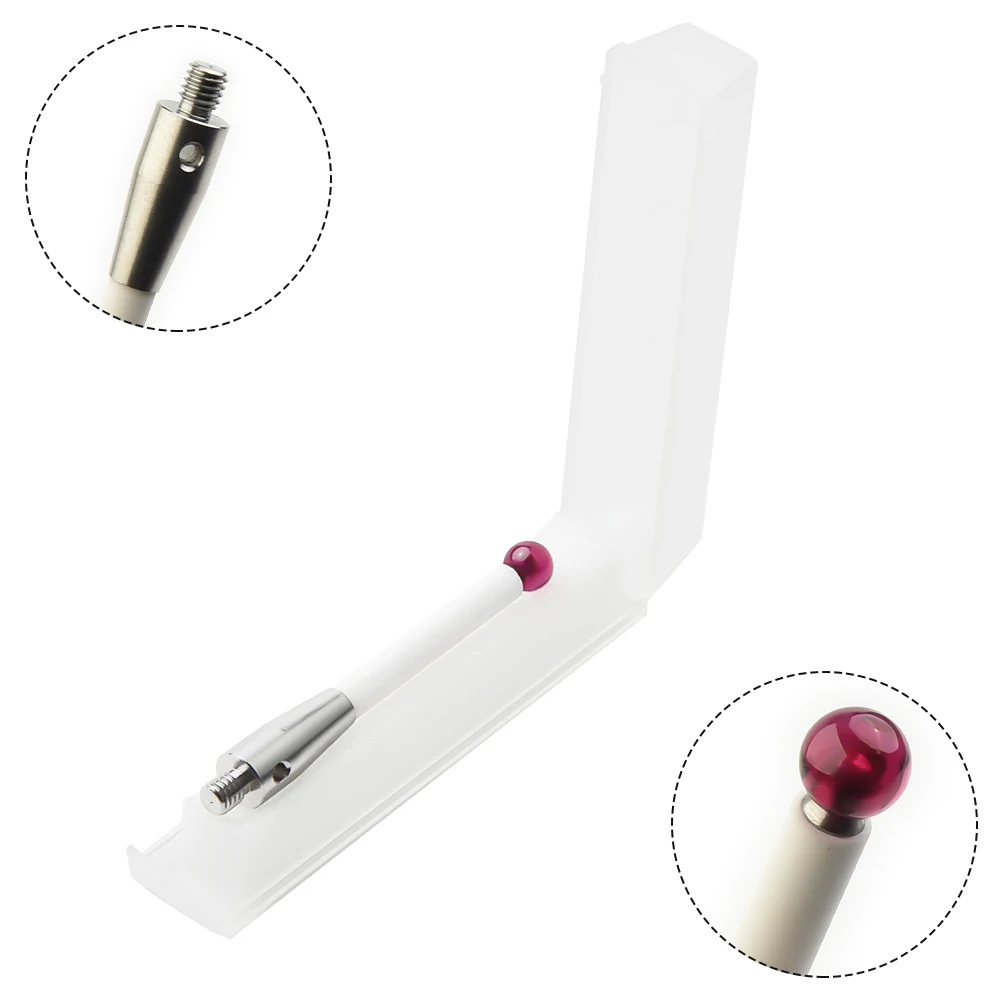 CMM Touch Probe /Stylus 6mm Dia Rubine Ball Ceramic /Stem M4 CMM A-5000-3709 Analysis Instruments /Hand Tool Accessories
CMM Touch Probe /Stylus 6mm Dia Rubine Ball Ceramic /Stem M4 CMM A-5000-3709 Analysis Instruments /Hand Tool Accessories