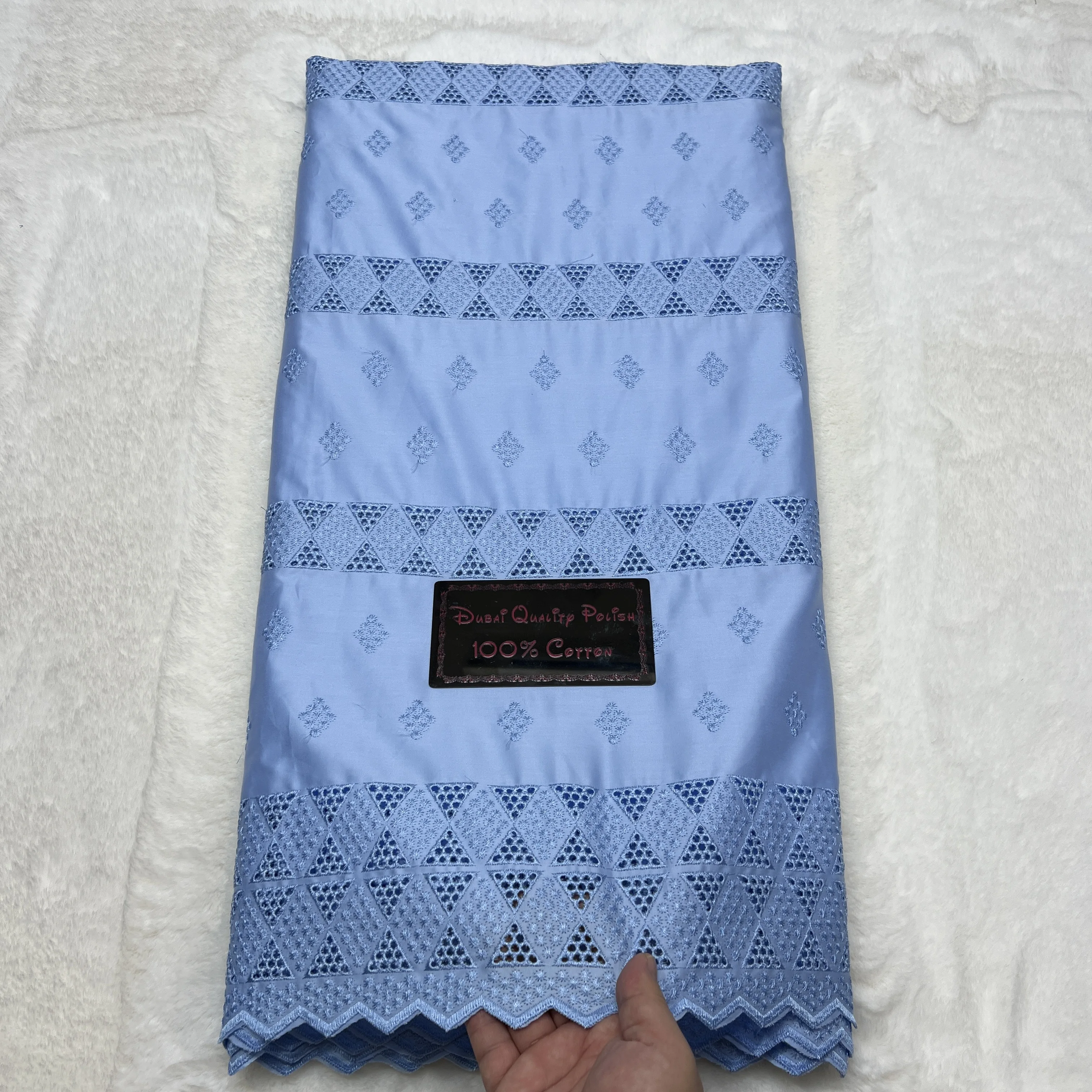 Newest African 100% Cotton Lace Fabric 5 Yards High Quality Tribute Silk Lace Fabric Embroidery Guipure Lace For Sewing TV1219-1
Newest African 100% Cotton Lace Fabric 5 Yards High Quality Tribute Silk Lace Fabric Embroidery Guipure Lace For Sewing TV1219-1