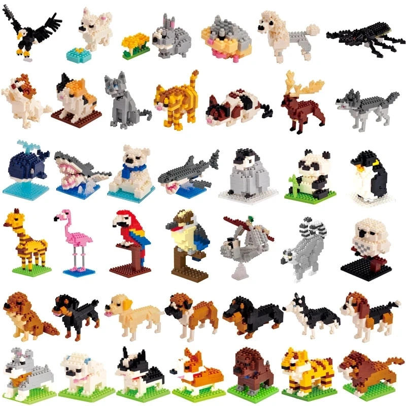 48 Styles Animal Zoo Series Micro-particle Woodpecker Hedgehog Cock Building Block Bricks Toys Kids Gift Toy for Children
48 Styles Animal Zoo Series Micro-particle Woodpecker Hedgehog Cock Building Block Bricks Toys Kids Gift Toy for Children