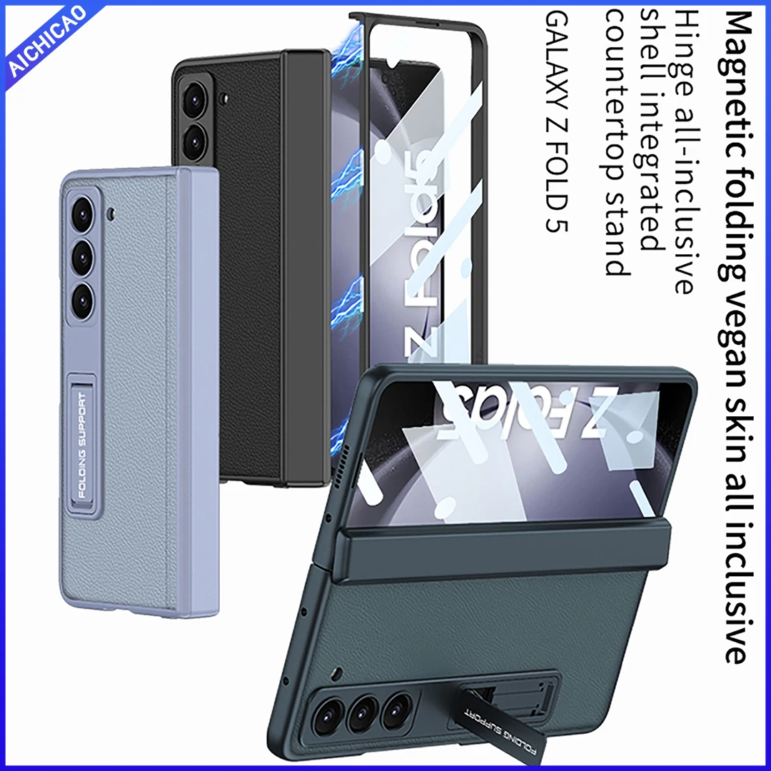 Чехол ACC-для Samsung Galaxy Z Fold 5, магнитный складной, из искусственной кожи, полноразмерный шарнир, встроенный чехол для телефона
Чехол ACC-для Samsung Galaxy Z Fold 5, магнитный складной, из искусственной кожи, полноразмерный шарнир, встроенный чехол для телефона