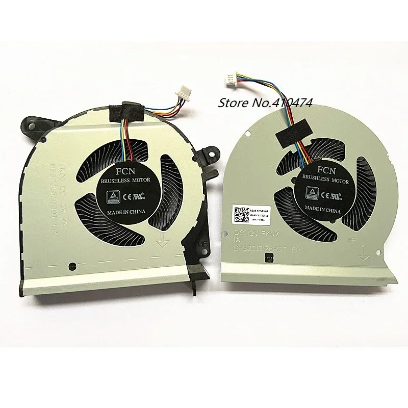 New CPU GPU Cooler Fan For Asus ROG Strix GL503 GL503VS GL503VM Cooling Fan FK06 FK07 13NB0G50T03011 13NB0G50T02011
New CPU GPU Cooler Fan For Asus ROG Strix GL503 GL503VS GL503VM Cooling Fan FK06 FK07 13NB0G50T03011 13NB0G50T02011