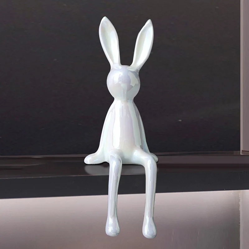 Electroplated Ceramic Rabbit Sculptures and Figurines Minimalism Home Decor Unique Living Room Desk Accessories Room Decor Gift
Electroplated Ceramic Rabbit Sculptures and Figurines Minimalism Home Decor Unique Living Room Desk Accessories Room Decor Gift