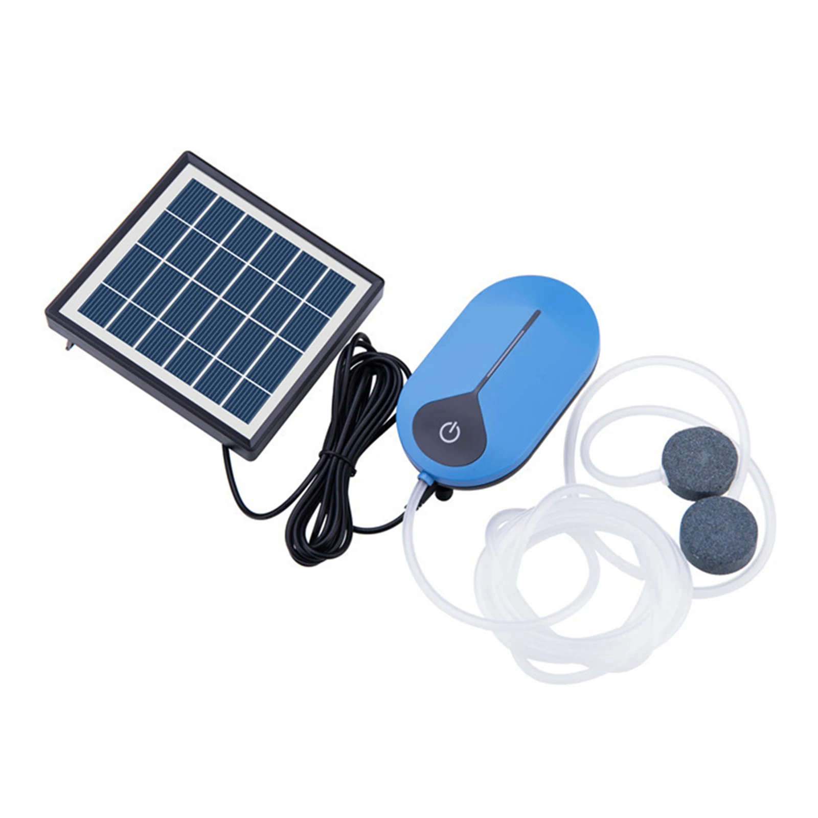 Efficient and silent solar air pump with battery backup ideal for oxygenating aquariums and garden water features
Efficient and silent solar air pump with battery backup ideal for oxygenating aquariums and garden water features