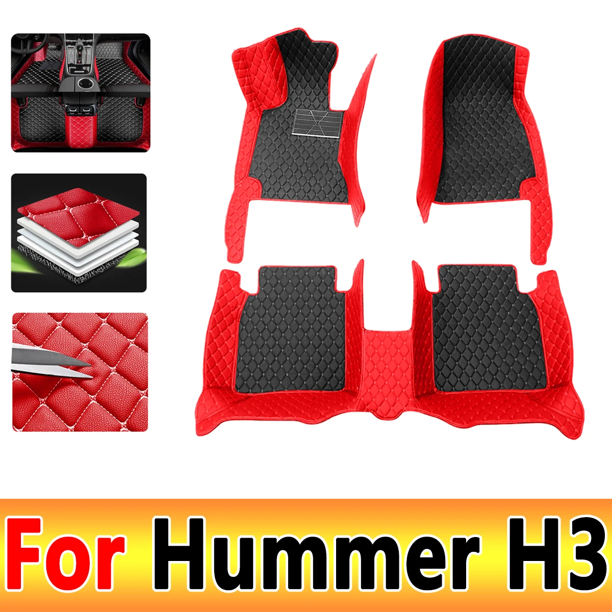 Автомобильные напольные коврики для Hummer H3 2008 2009 2010, оригинальные автомобильные накладки на ножки, аксессуары для интерьера
Автомобильные напольные коврики для Hummer H3 2008 2009 2010, оригинальные автомобильные накладки на ножки, аксессуары для интерьера