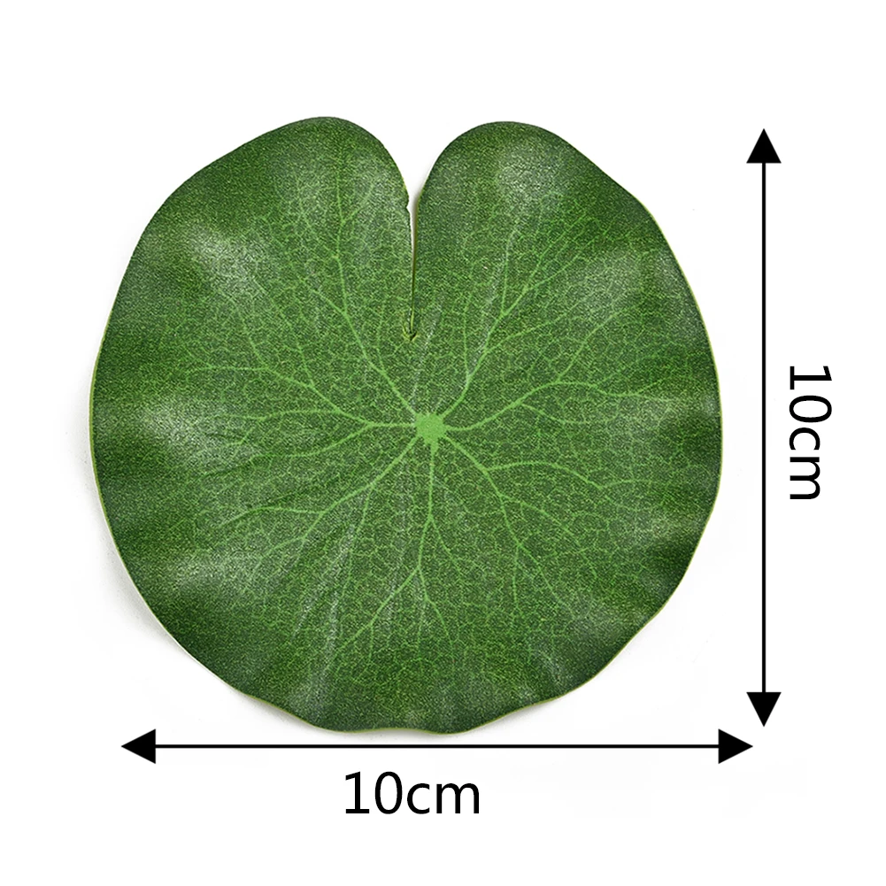 10 Pieces Artificial Fake Green 10x High Simulation Lotus Leaves Pool Floating Plants For Home Table Party Decor 10cm/20cm
10 Pieces Artificial Fake Green 10x High Simulation Lotus Leaves Pool Floating Plants For Home Table Party Decor 10cm/20cm