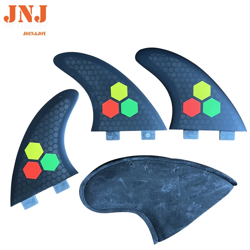 

JNJ FCS Surfboard Fins Mf Medium G5 Large G7 Small G3 Thruster Made Of Fiberglass And Honeycomb