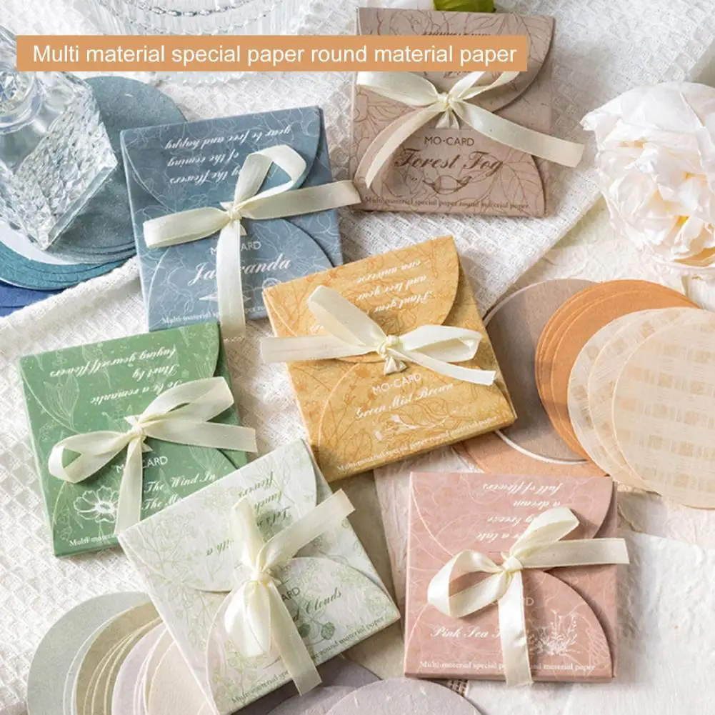 Multi-Texture Specialty Paper Round Material Paper Journal Stationery Vintage Decorative DIY Handmade Craft Paper
Multi-Texture Specialty Paper Round Material Paper Journal Stationery Vintage Decorative DIY Handmade Craft Paper
