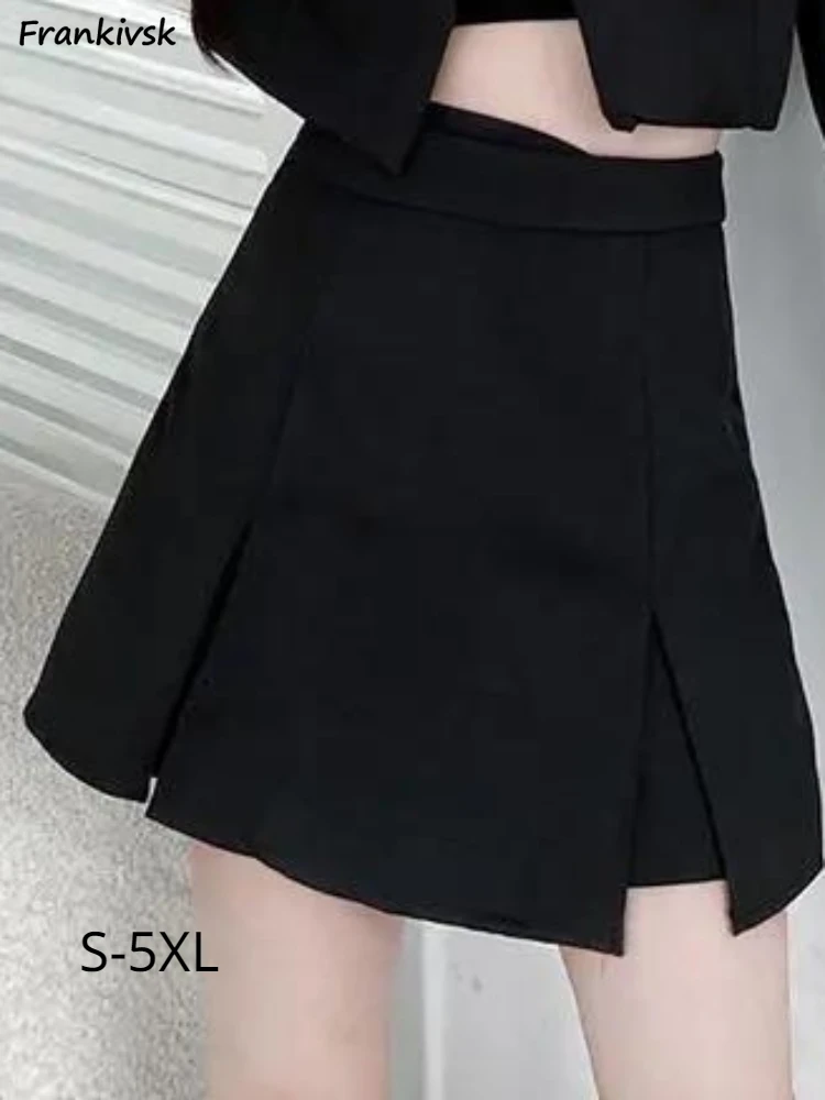 Skirts Women Slit Summer Sexy Solid A-line Korean Style Slim Fit Streetwear All-match Fashion Simple Casual Hotsweet Soft Chic
Skirts Women Slit Summer Sexy Solid A-line Korean Style Slim Fit Streetwear All-match Fashion Simple Casual Hotsweet Soft Chic
