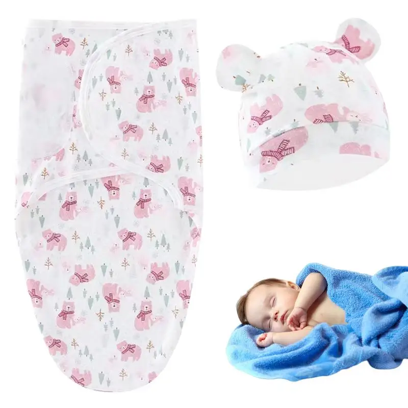 Baby Swaddle Blanket Breathable Swaddling Blanket With Hat Skin-Friendly Comfortable Newborn Baby Swaddles For Newborns Girls Bo
Baby Swaddle Blanket Breathable Swaddling Blanket With Hat Skin-Friendly Comfortable Newborn Baby Swaddles For Newborns Girls Bo