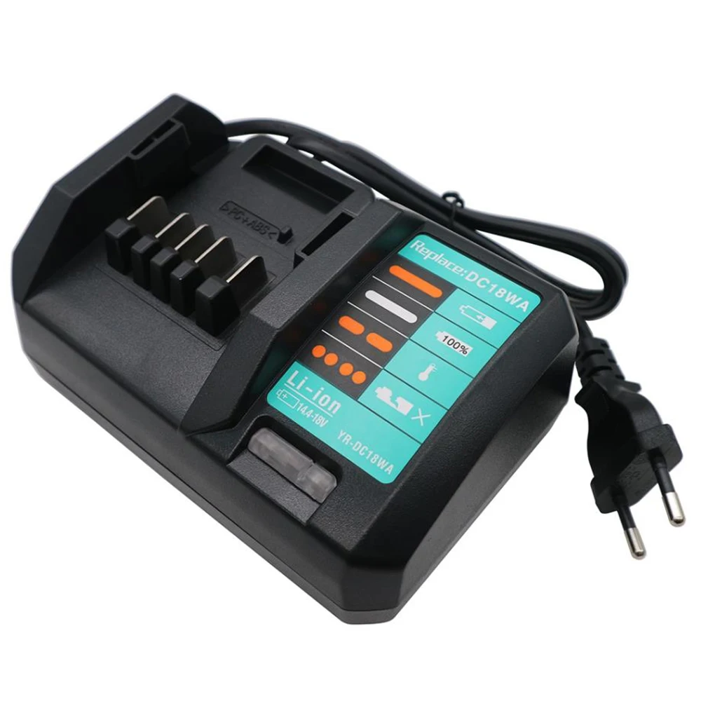 14.4V-18V Charger DC18WA for Maktec MAKITA DC18SG DC1851 BL1813G BL1415G BL1815G BL1413G UH522D UM167D UR180D(EU Plug)
14.4V-18V Charger DC18WA for Maktec MAKITA DC18SG DC1851 BL1813G BL1415G BL1815G BL1413G UH522D UM167D UR180D(EU Plug)
