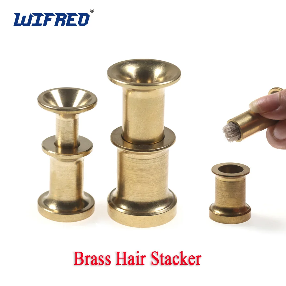 Wifreo Brass Hair Stacker Fly Tying Tool Detachable Pesca Trout Fly Fur Hair Finishing Bait Lure Making Fishing Tackle
Wifreo Brass Hair Stacker Fly Tying Tool Detachable Pesca Trout Fly Fur Hair Finishing Bait Lure Making Fishing Tackle