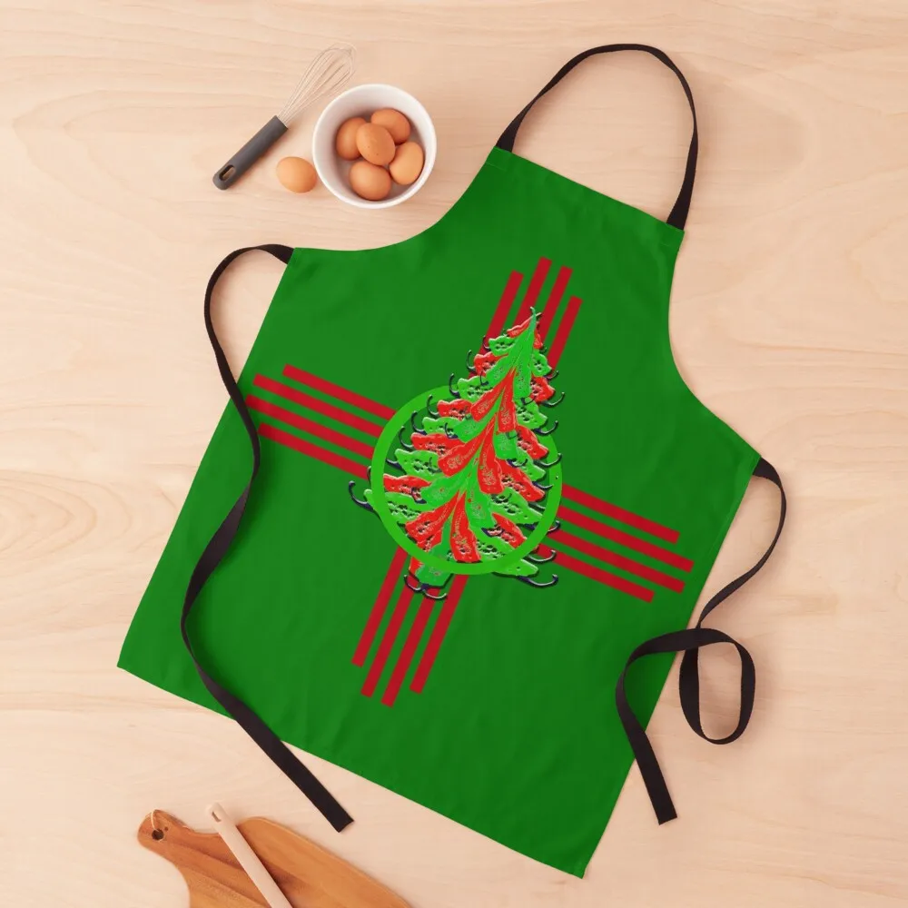 New Mexico "Christmas" Red and Green Chile Tree Zia Apron Kitchen Front Aprons For Women Women's Kitchen Apron
New Mexico "Christmas" Red and Green Chile Tree Zia Apron Kitchen Front Aprons For Women Women's Kitchen Apron