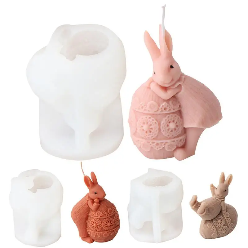 Easter Bunny Candle Mold Cute Animal Bunny Silicone Molds Multifunctional Foundant Handmade Scented Candle Molds For Home Decor
Easter Bunny Candle Mold Cute Animal Bunny Silicone Molds Multifunctional Foundant Handmade Scented Candle Molds For Home Decor