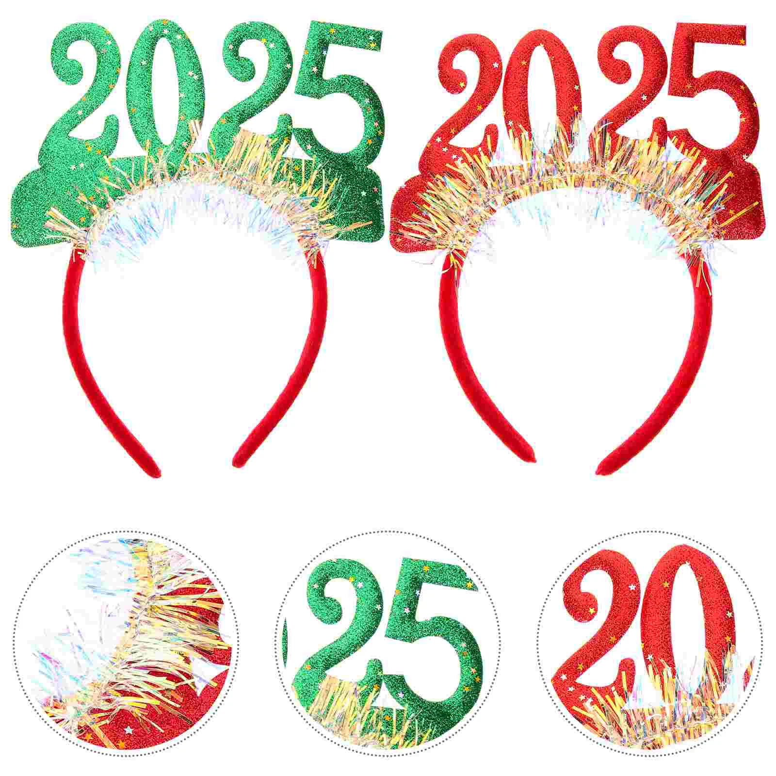 2pcs New Year Headband 2025 Hair Band Fabric Headband New Year Party Hair Accessory
2pcs New Year Headband 2025 Hair Band Fabric Headband New Year Party Hair Accessory