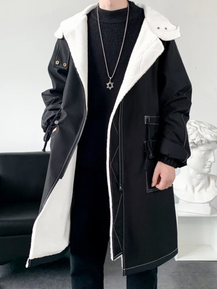 (Regular and Thickened) British Style Men's Casual Long Jacket Men Cardigan Overcoat Streetwear Hooded Trench Coat Male
(Regular and Thickened) British Style Men's Casual Long Jacket Men Cardigan Overcoat Streetwear Hooded Trench Coat Male