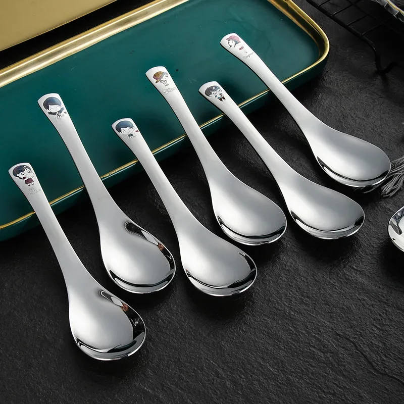 Ложка из нержавеющей стали 304, бытовая кухонная столовая ложка с длинной ручкой двойного назначения, легко перемешать
Ложка из нержавеющей стали 304, бытовая кухонная столовая ложка с длинной ручкой двойного назначения, легко перемешать