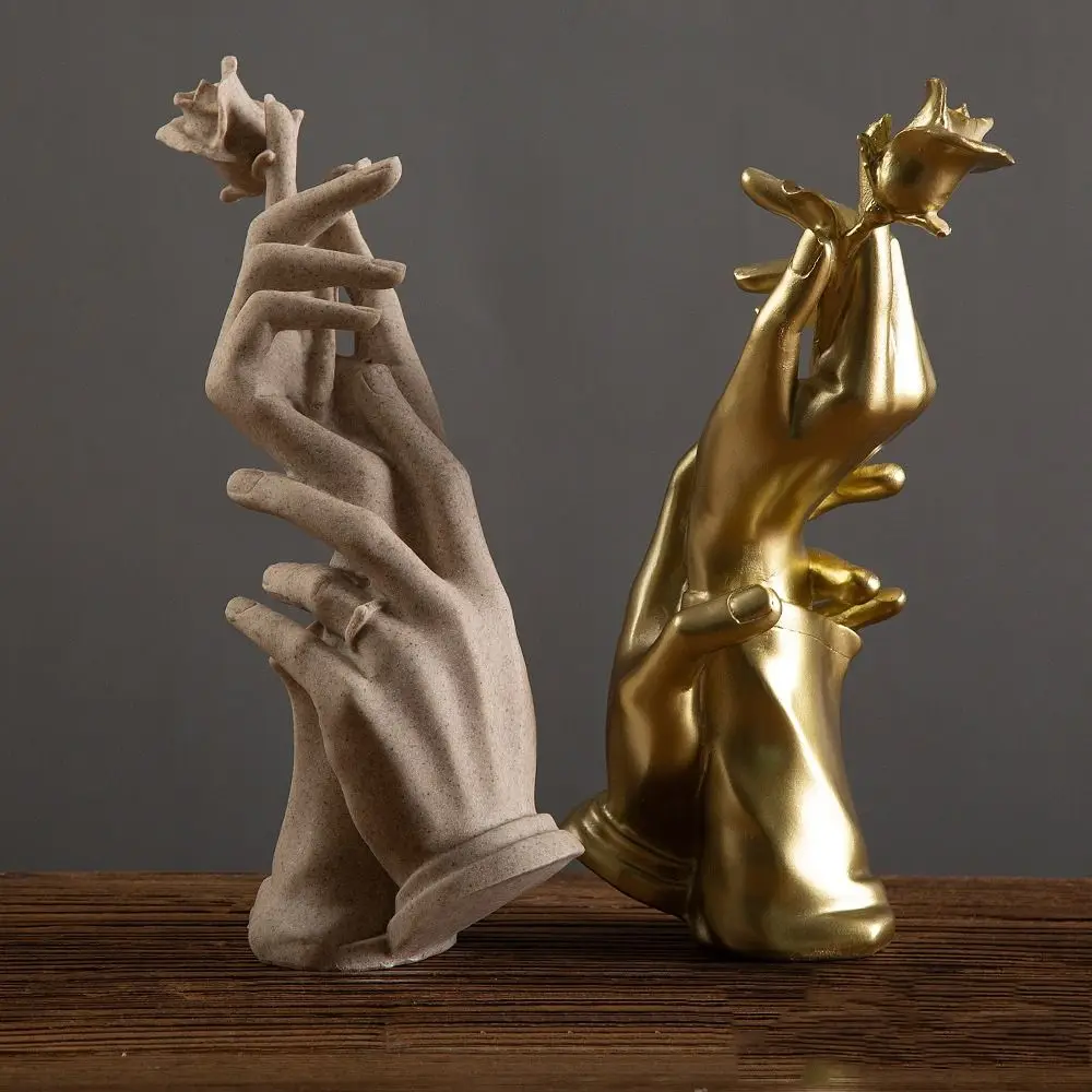 Resin Craft Abstract Hand Statue Hand Hand-Painted Abstract Figure Sculpture Sandstone Gold Resin Desktop Ornament Living Room
Resin Craft Abstract Hand Statue Hand Hand-Painted Abstract Figure Sculpture Sandstone Gold Resin Desktop Ornament Living Room