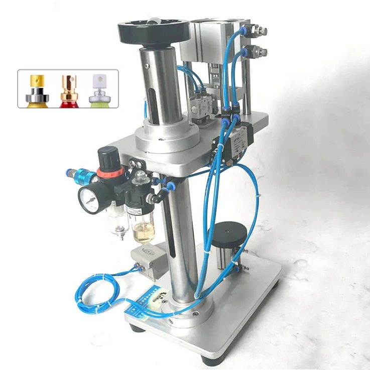 Semi Auto Pneumatic Round White Glass Bottle Perfume Capping Pressing Crimping Sealing Machine
Semi Auto Pneumatic Round White Glass Bottle Perfume Capping Pressing Crimping Sealing Machine