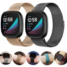 Strap for Fitbit Versa 3 watch Band mental Magnetic Watchband Wristband Bracelet for Fitbit Sense Correa Smart Watch accessories
Strap for Fitbit Versa 3 watch Band mental Magnetic Watchband Wristband Bracelet for Fitbit Sense Correa Smart Watch accessories