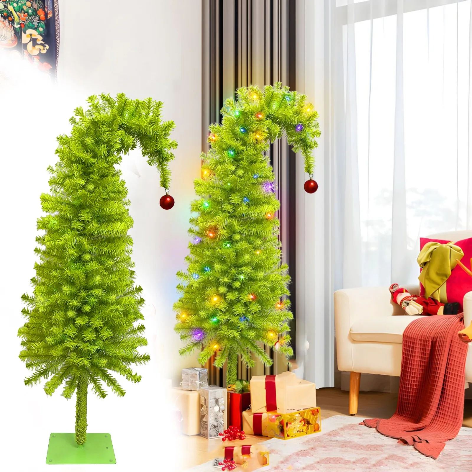 90cm Crooked Head Artificial Christmas Tree 90cm Crooked Head Artificial Christmas Tree