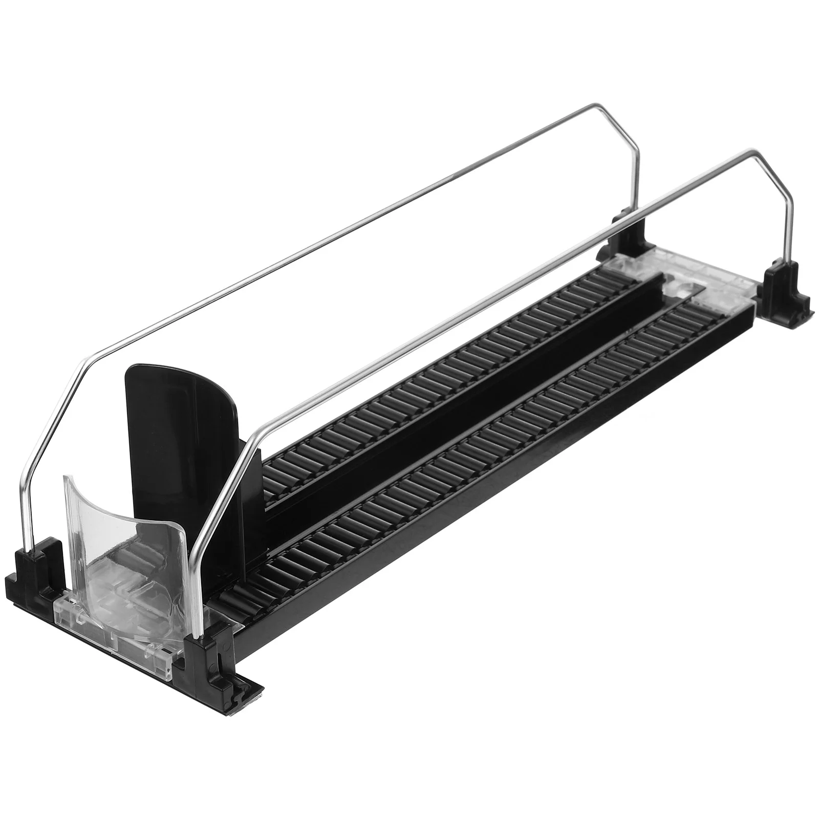 Shelf Automatic Replenishment Pusher Refill Sliding System for Drinks Display Easy and convenient to install and use
Shelf Automatic Replenishment Pusher Refill Sliding System for Drinks Display Easy and convenient to install and use