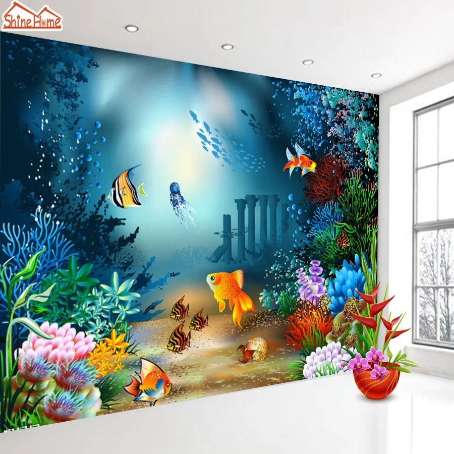 

Modern Custom Cartoon Peel and Stick Accept Photo Wallpapers for Living Room Contact Wall Papers Home Decor Covering Murals Roll