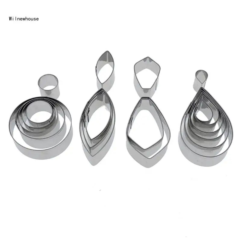 20pcs Clay Cutter Stainless Steel Drop Round Ceramic Pottery Mold Designer DIY Polymer Clay Craft Cutting Mould Dropship
20pcs Clay Cutter Stainless Steel Drop Round Ceramic Pottery Mold Designer DIY Polymer Clay Craft Cutting Mould Dropship
