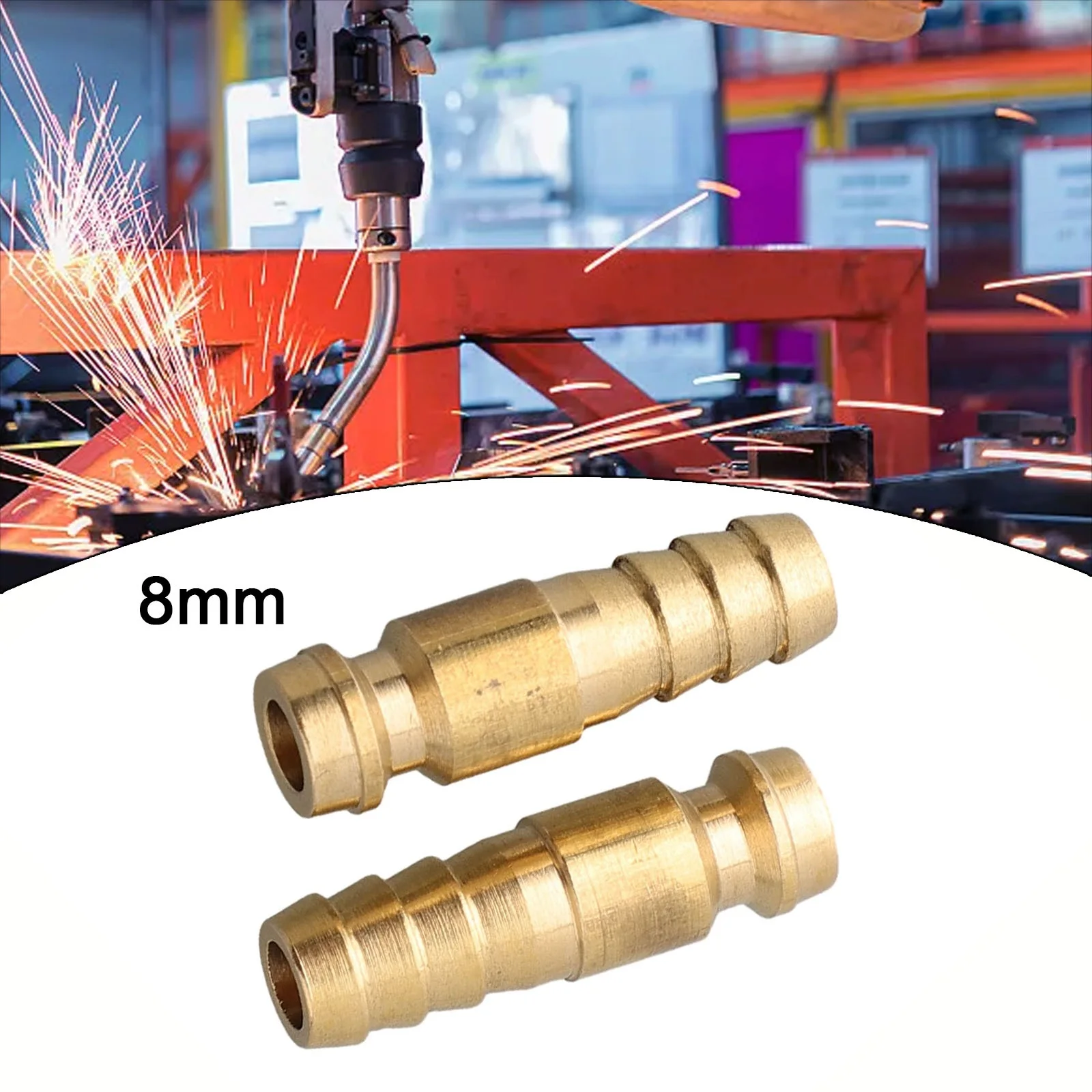 Gas And Water Male Adapter Quick Connector 2PCS Fit For TIG Welding Torch Intake Accessories And Parts 6mm/8mm/10mm
Gas And Water Male Adapter Quick Connector 2PCS Fit For TIG Welding Torch Intake Accessories And Parts 6mm/8mm/10mm
