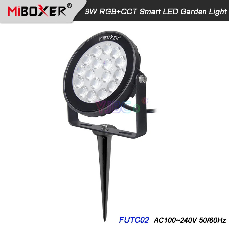 

Miboxer 9W led Lawn Light RGBCCT Garden Light FUTC02 Waterproof IP66 Outdoor Lighting AC100~240V 50/60Hz