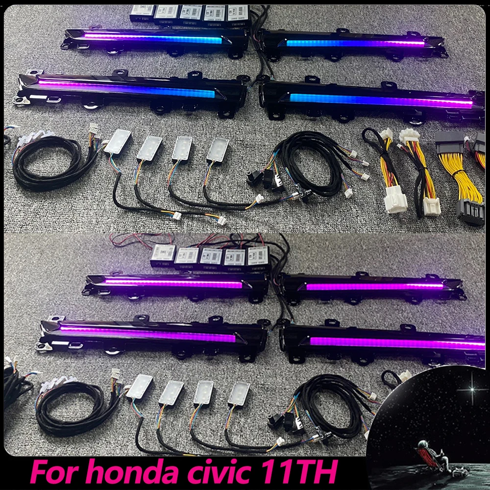 Сменный светильник с активной тенью для внутренней двери, подходит для Honda Civic integra 2022, декоративная лампа для автомобиля, ЖК-панель с управлением через приложение
Сменный светильник с активной тенью для внутренней двери, подходит для Honda Civic integra 2022, декоративная лампа для автомобиля, ЖК-панель с управлением через приложение