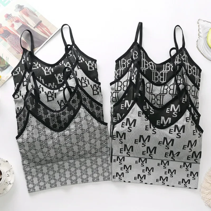 Explosion-style print top top strap bra women's breast pad one small chest gathering sports bottom wrap breast women
Explosion-style print top top strap bra women's breast pad one small chest gathering sports bottom wrap breast women