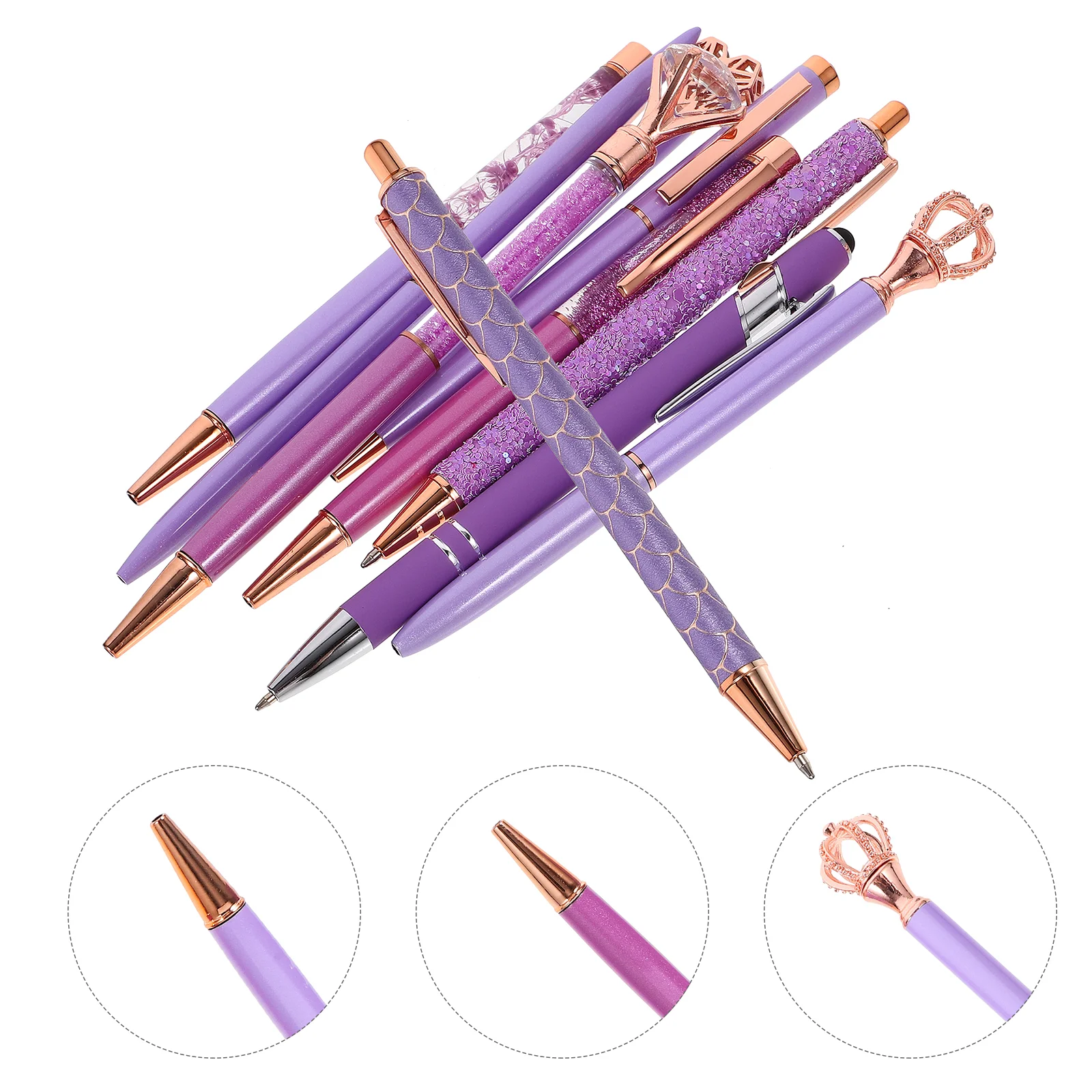 10 Pcs Ballpoint Pens Set Metal Crystal Diamond Pen Liquid Sand Glitter Pens Cute Fancy Pens Women Girls Back School Office
10 Pcs Ballpoint Pens Set Metal Crystal Diamond Pen Liquid Sand Glitter Pens Cute Fancy Pens Women Girls Back School Office