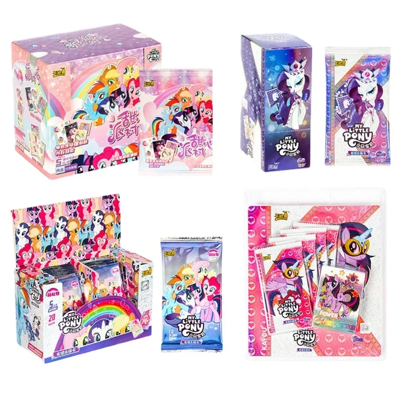 

2023 New Genuine My Little Pony Anime Cards Friendship Eternal Sweetheart Party Rare Limited Toy Collection Cards Birthday Gifts