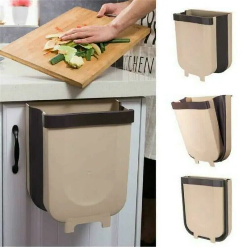 Folding Trash Can for Kitchen Wall Mounted Waste Bin Storage Box Kitchen Bathroom Toilet Storage Cabinet Door Hanging Trash Bin
Folding Trash Can for Kitchen Wall Mounted Waste Bin Storage Box Kitchen Bathroom Toilet Storage Cabinet Door Hanging Trash Bin