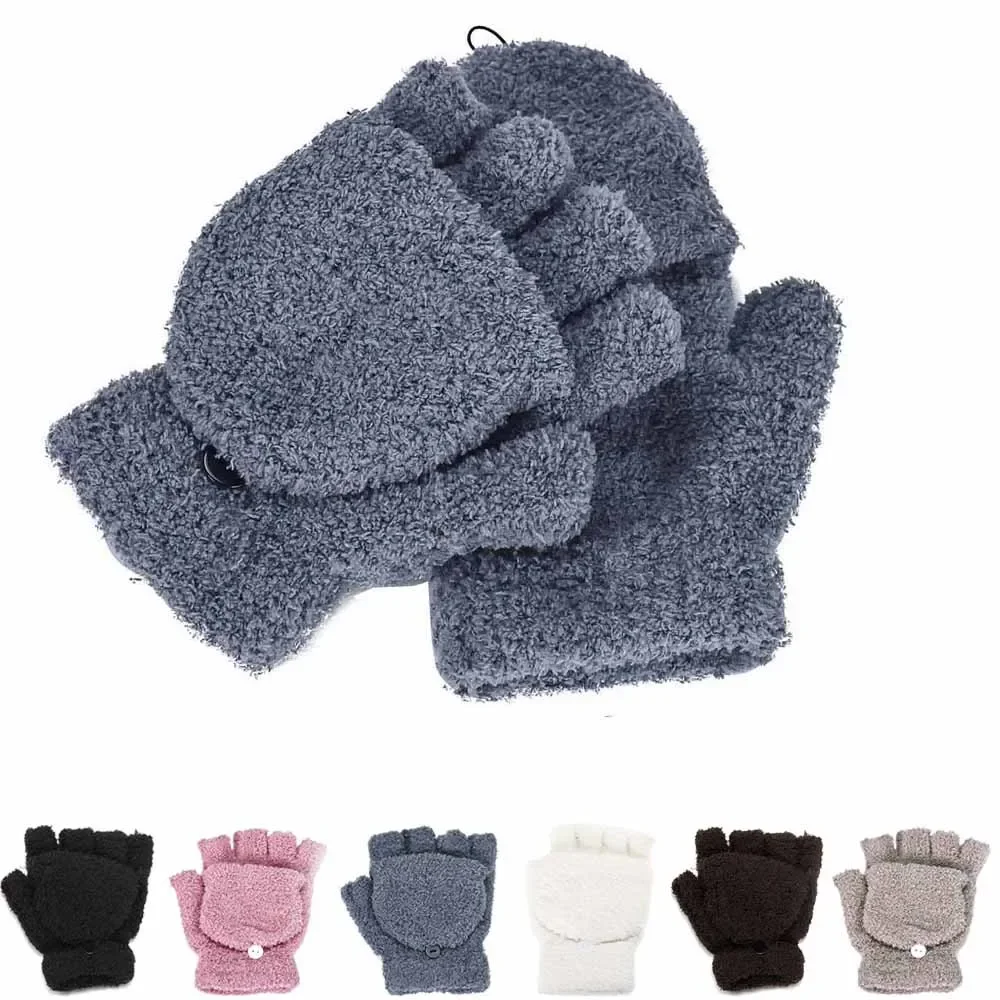 Men Women thickened wool gloves in winter 2020, soft and thick gloves without fingers, with knitted hat
Men Women thickened wool gloves in winter 2020, soft and thick gloves without fingers, with knitted hat