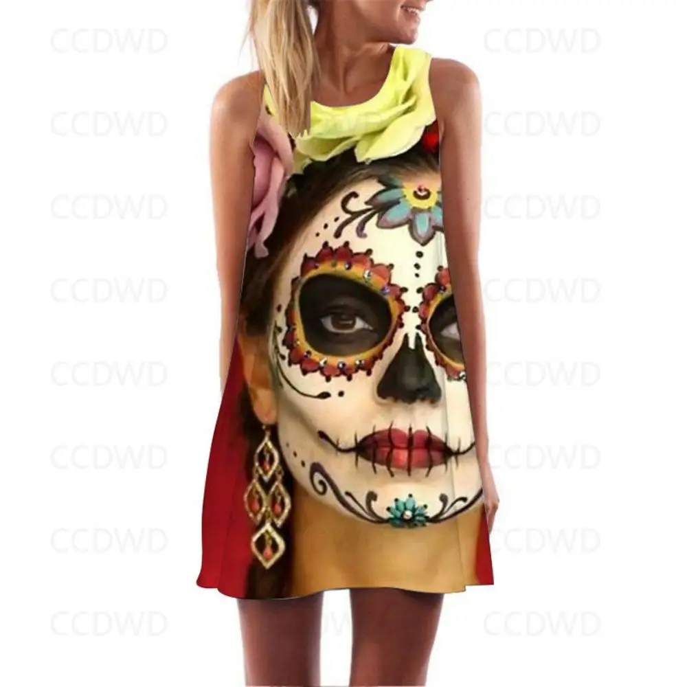 Sexy Dress Print Summer Dresses Woman 2022 Halloween Vintage Sleeveless Boho Goth Girl Beach Slip Party Evil Chic Elegant Spring
Sexy Dress Print Summer Dresses Woman 2022 Halloween Vintage Sleeveless Boho Goth Girl Beach Slip Party Evil Chic Elegant Spring