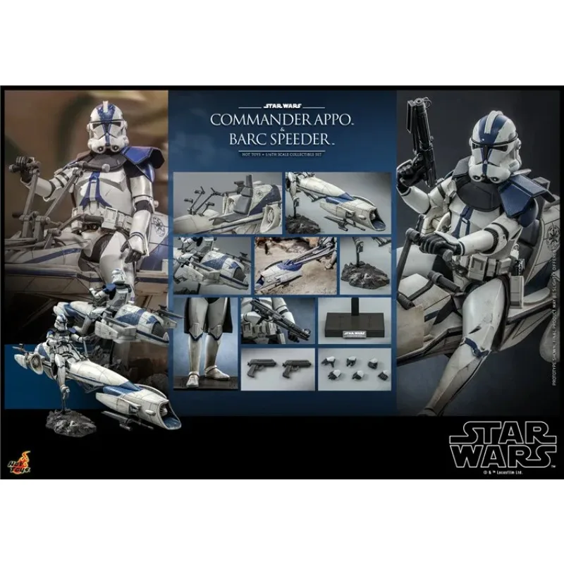 HotToys TMS076 TMS077 1/6 Star Wars Commander Apollo Flying Motorcycle Action Figure Model Toys Hobbies Collection
HotToys TMS076 TMS077 1/6 Star Wars Commander Apollo Flying Motorcycle Action Figure Model Toys Hobbies Collection