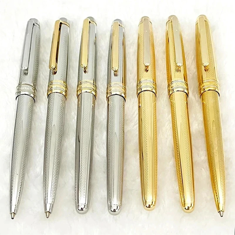 

TS Luxury MB 163 Ripplet Fountain Rollerball Ballpoint Pen Metal With Serial Number Business Office Writing Stationery Top Gift