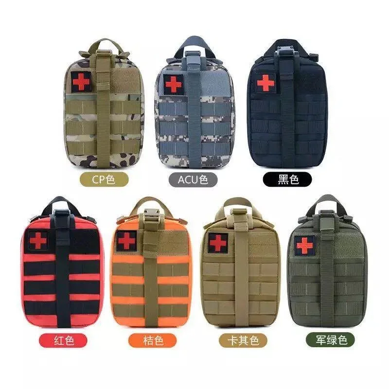 

Army Camping Survival Molle EDC Pouch Tool Outdoor Hunting Emergency Camo Bag Tactical First Aid Kits Military Molle Medical Bag