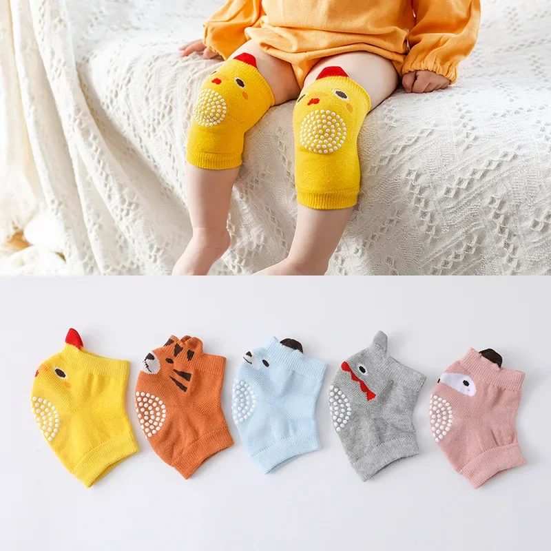 

0-3 Years Cotton Baby Knee Pad Girls Boys Anti-slip Knee Pads Newborn Protector Crawling Elbow Cushion Kid Leging Kneecaps 1pcs