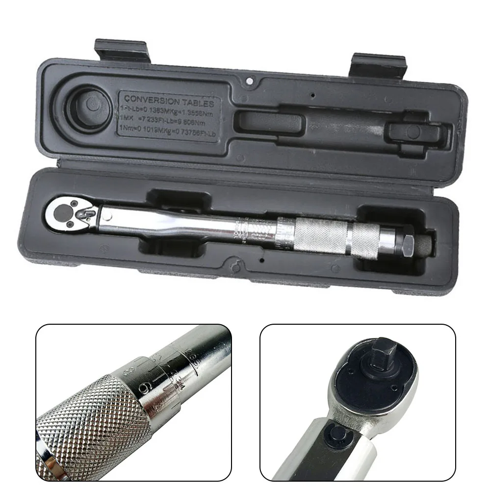 Adjustable Torque Wrench 5~25 N.m 300mm Long Force Bar Activity Head Wrench 1/4'' Drive Spanner Hand Tool For Car Bike Repairing
Adjustable Torque Wrench 5~25 N.m 300mm Long Force Bar Activity Head Wrench 1/4'' Drive Spanner Hand Tool For Car Bike Repairing
