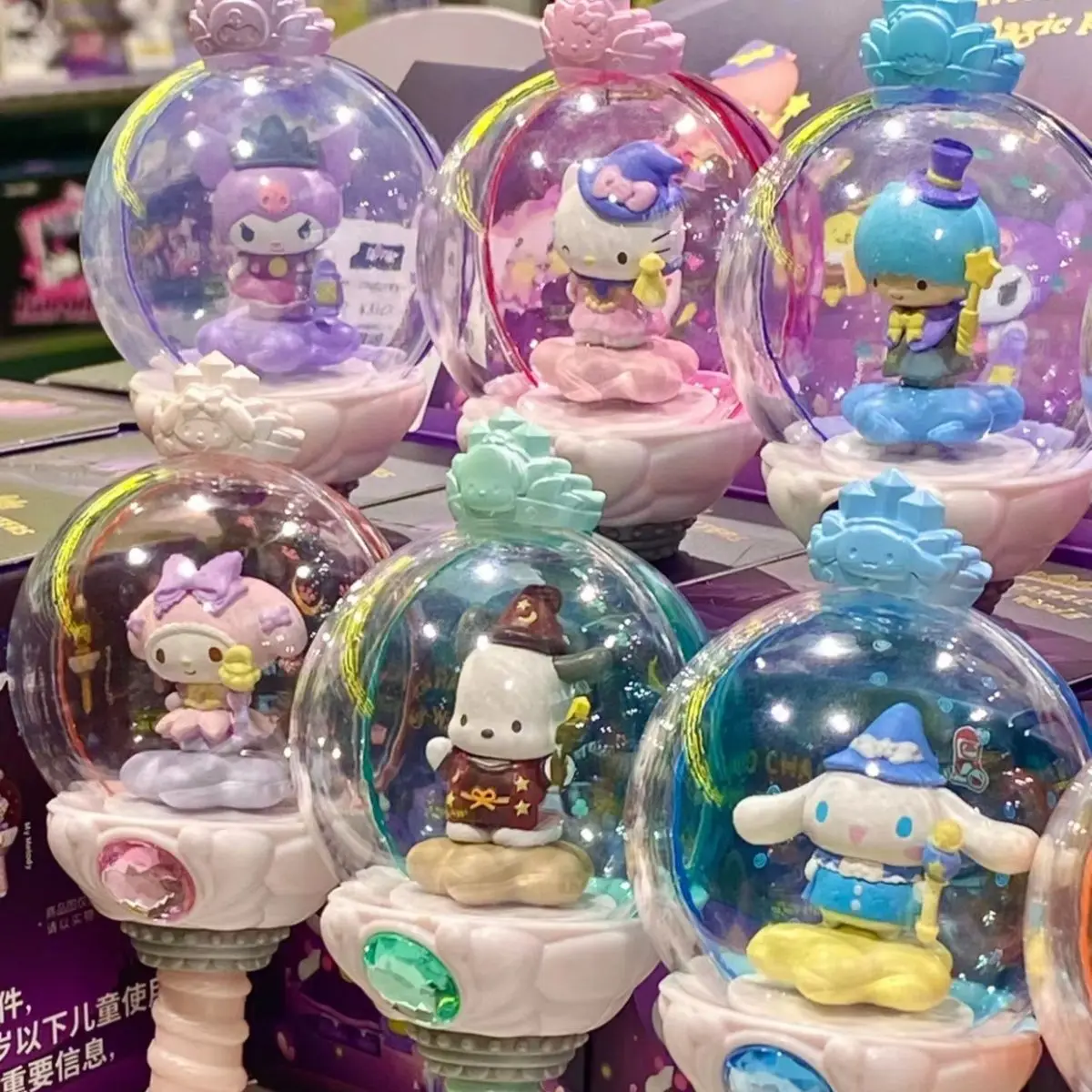 

Новинка, оригинальная сказочная палочка Sanrio Kawaii, серия второго поколения, трендовая игра, собака, ручная работа, Kuromi глухая коробка Gifts