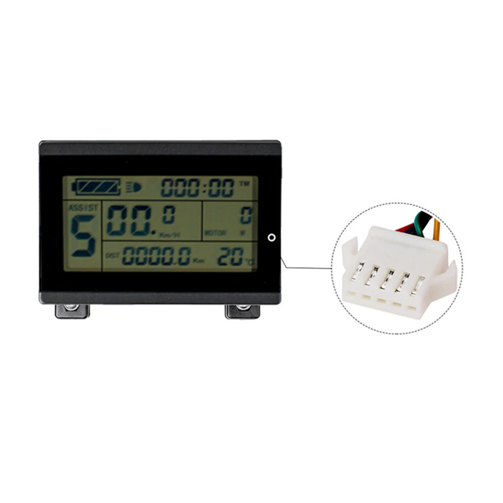 New Practical Durable LCD Display Display 9.5x6.5x3cm/3.7x2.6x1.2in About 220g Blcak SM-5Y Useful 24/36/48V E Bike
New Practical Durable LCD Display Display 9.5x6.5x3cm/3.7x2.6x1.2in About 220g Blcak SM-5Y Useful 24/36/48V E Bike