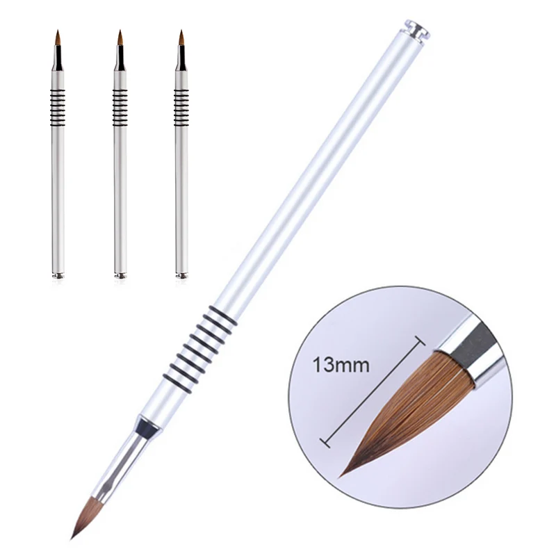 Nail Art Brush Acrylic UV Gel Glitter Painting Brushes Crystal Handle Nylon Hair Carving Flower Pens For Nail Art Painting Tools
Nail Art Brush Acrylic UV Gel Glitter Painting Brushes Crystal Handle Nylon Hair Carving Flower Pens For Nail Art Painting Tools