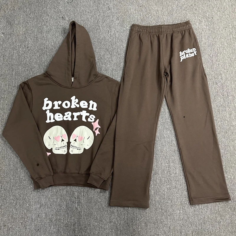 Real Photo American Hip-hop Street Style Broken Planet Hooded Sweatpants Suit Couple Casual Loose Tracksuits Multiple Colors
Real Photo American Hip-hop Street Style Broken Planet Hooded Sweatpants Suit Couple Casual Loose Tracksuits Multiple Colors