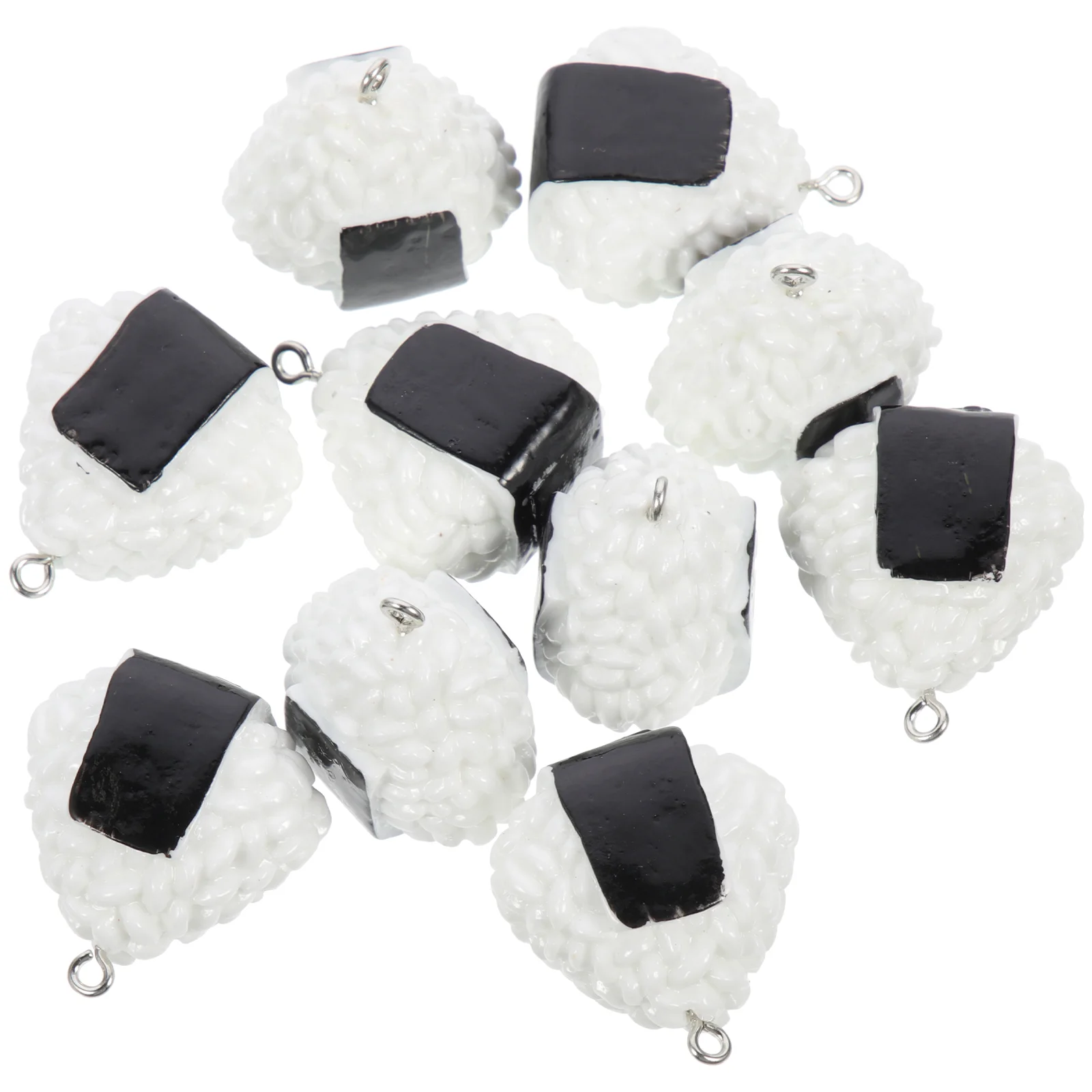 Cute 3D Sushi Pendants Resin Rice Balls Pendants Key Chain Charms Bag Hanging Charms Photo Props
Cute 3D Sushi Pendants Resin Rice Balls Pendants Key Chain Charms Bag Hanging Charms Photo Props