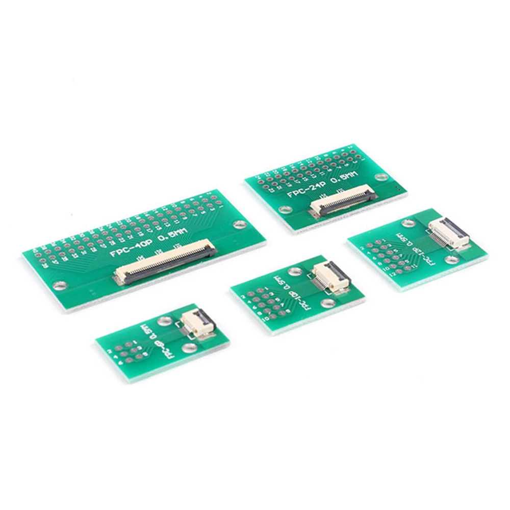 5pcs FPC/FFC Flexible Cable Adapter Board 0.5mm Pitch 6P/8P/10P/12P/20P/24P/26P/30P/34P/40P 2.54mm 1.0mm SMT Connector Flat
5pcs FPC/FFC Flexible Cable Adapter Board 0.5mm Pitch 6P/8P/10P/12P/20P/24P/26P/30P/34P/40P 2.54mm 1.0mm SMT Connector Flat