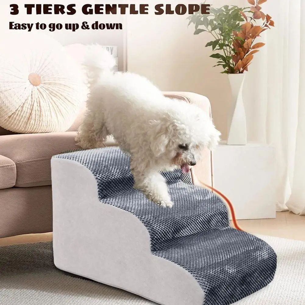 Съемная лестница для собак, 3 ступени, рампа, диван для щенков, старых собак, нескользящая Съемная лестница для высокой кушетки и кровати, товары для домашних животных Z3e7
Съемная лестница для собак, 3 ступени, рампа, диван для щенков, старых собак, нескользящая Съемная лестница для высокой кушетки и кровати, товары для домашних животных Z3e7