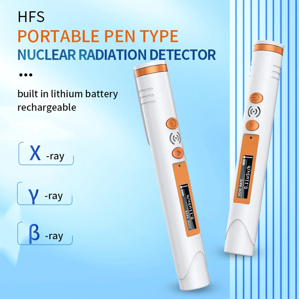 Radiation Detectors Geiger Counter Portable Nuclear Pen USB Rechargeable Dosimeter β Y X Ray Detector LED Display with Alarm
Radiation Detectors Geiger Counter Portable Nuclear Pen USB Rechargeable Dosimeter β Y X Ray Detector LED Display with Alarm